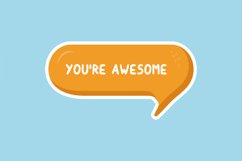 Your e Awesome Message Stickers, Enhancing Communications Product Image 1