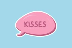 Kisses Message Stickers, Enhancing Communications Product Image 1
