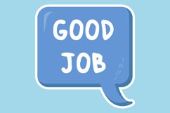 Good Job Message Stickers, Enhancing Communications Product Image 1