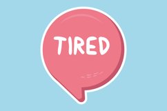 Tired Message Stickers, Enhancing Communications Product Image 1