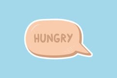 Hungry Message Stickers, Enhancing Communications Product Image 1