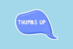 Thumbs Up Message Stickers, Enhancing Communications Product Image 1