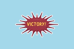 Victory Message Stickers, Enhancing Communications Product Image 1
