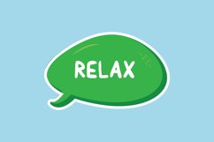 Relax Message Stickers, Enhancing Communications Product Image 1