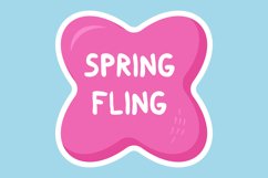 Spring Fling Message Stickers, Enhancing Communications Product Image 1