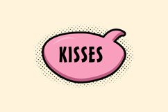Kisses Message Stickers, Enhancing Communications Product Image 1