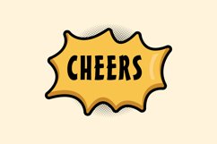 Cheers Message Stickers, Enhancing Communications Product Image 1