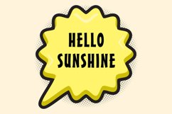 Hello Sun Shine Message Stickers, Enhancing Communications Product Image 1