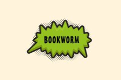 Bookworm Message Stickers, Enhancing Communications Product Image 1