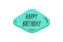 Happy Birthday Message Stickers, Enhancing Communications Product Image 1
