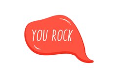You Rock Message Stickers, Enhancing Communications Product Image 1
