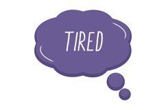 Tired Message Stickers, Enhancing Communications Product Image 1