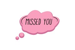 Missed You Message Stickers, Enhancing Communications Product Image 1