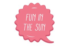 Fun in the Sun Message Stickers Enhancing Communications Product Image 1
