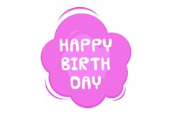 Happy Birthday Message Stickers, Enhancing Communications Product Image 1