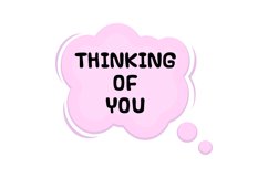 Thinking of You Message Stickers, Enhancing Communications Product Image 1