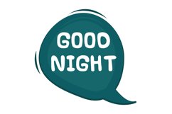 Good Night Message Stickers, Enhancing Communications Product Image 1
