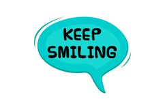 Keep Smiling Message Stickers, Enhancing Communications Product Image 1