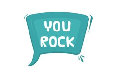 You Rock Message Stickers, Enhancing Communications Product Image 1