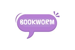 Bookworm Message Stickers, Enhancing Communications Product Image 1