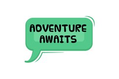 Adventure Awaits Message Stickers, Enhancing Communications Product Image 1