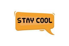Stay Cool Message Stickers, Enhancing Communications Product Image 1