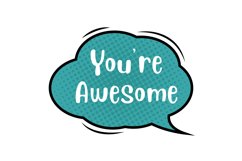 You're Awesome Message Stickers, Enhancing Communications Product Image 1