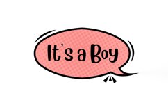 It's a Boy Message Stickers, Enhancing Communications Product Image 1
