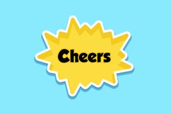 Cheers Message Stickers, Enhancing Communications Product Image 1
