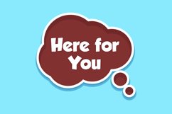 Here for You Message Stickers, Enhancing Communications Product Image 1