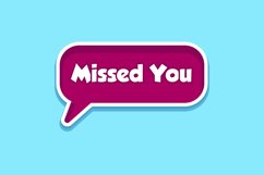 Missed You Message Stickers, Enhancing Communications Product Image 1