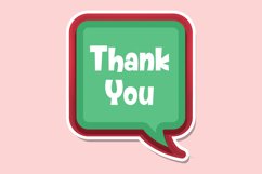 Thank You Message Stickers, Enhancing Communications Product Image 1