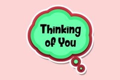 Thinking of You Message Stickers, Enhancing Communications Product Image 1