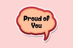 Proud of You Message Stickers, Enhancing Communication Product Image 1