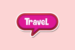 Travel Message Stickers, Enhancing Communications Product Image 1