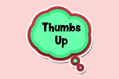 Thumbs Up Message Stickers, Enhancing Communications Product Image 1