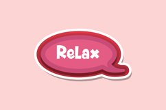 Relax Message Stickers, Enhancing Communication Product Image 1