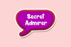 Secret Admirer Message Stickers, Enhancing Communications Product Image 1
