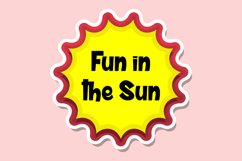 Fun in the Sun Message Stickers, Enhancing Communications Product Image 1