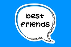 Best Friends Message Stickers, Enhancing Communications Product Image 1