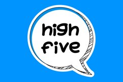High Five Message Stickers, Enhancing Communications Product Image 1
