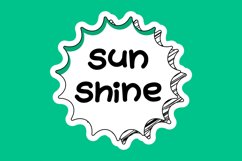 Sunshine Message Stickers, Enhancing Communications Product Image 1