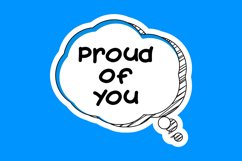 Proud of You Message Stickers, Enhancing Communications Product Image 1