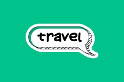 Travel Message Stickers, Enhancing Communications Product Image 1
