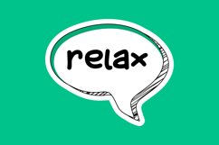 Relax Message Stickers, Enhancing Communications Product Image 1