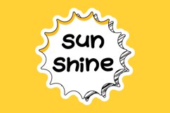 Sunshine Message Stickers, Enhancing Communications Product Image 1