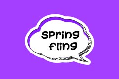 Spring fing Message Stickers, Enhancing Communications Product Image 1