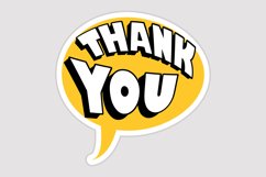 Thank You Message Stickers, Enhancing Communications Product Image 1
