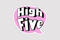 High Five Message Stickers, Enhancing Communications Product Image 1
