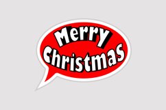 Merry Christmas Message Stickers, Enhancing Communications Product Image 1